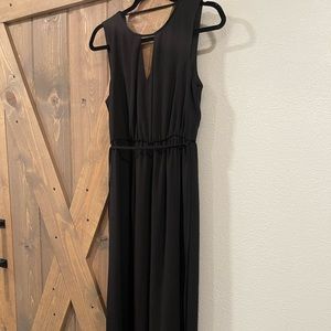 Black maxi dress